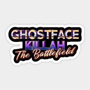 Ghostface killah the battlefield Sticker